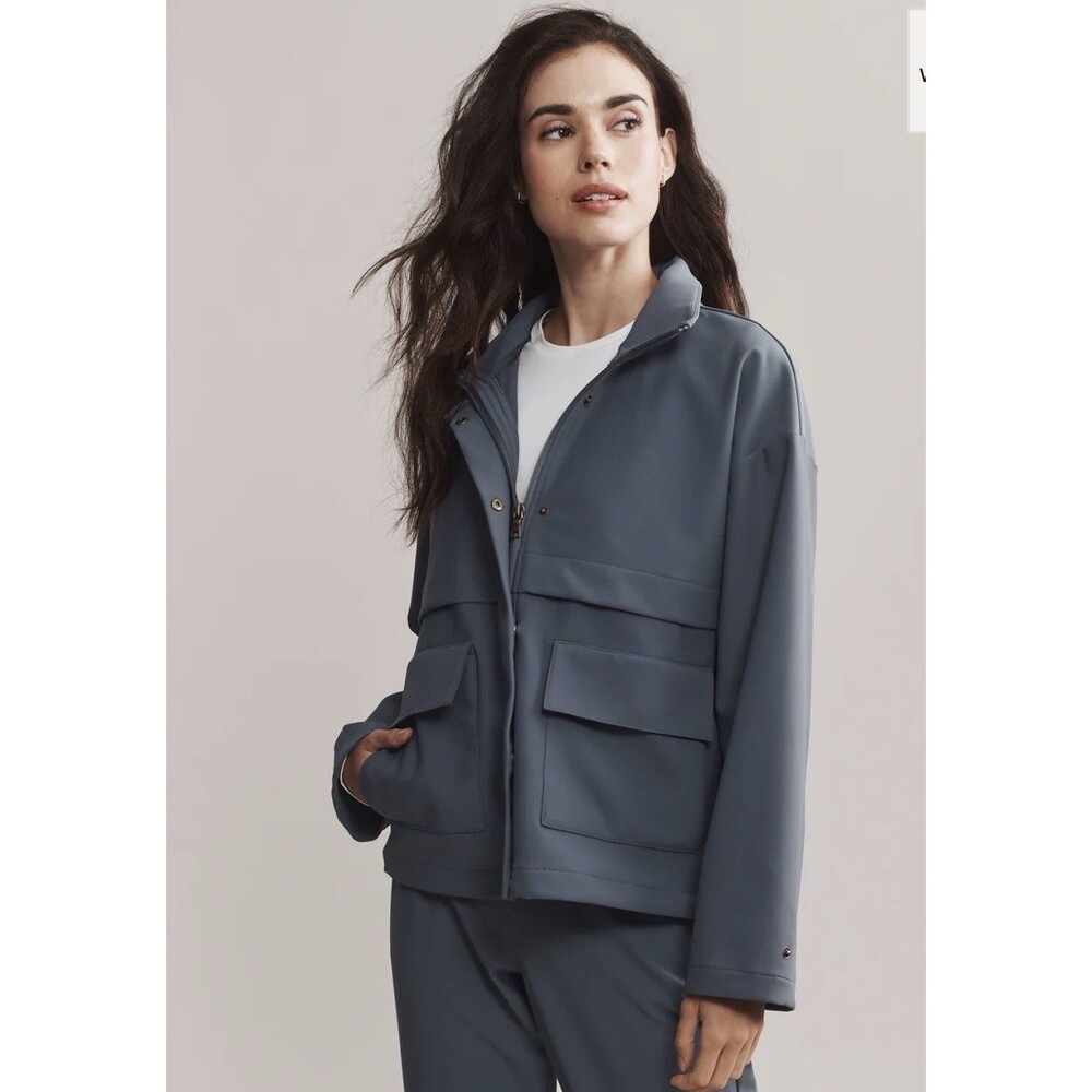 Rhone Women’s Outplay Jacket Blue Slate Size Medium All Season Durability